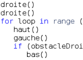 exemple d'utilisation de Python